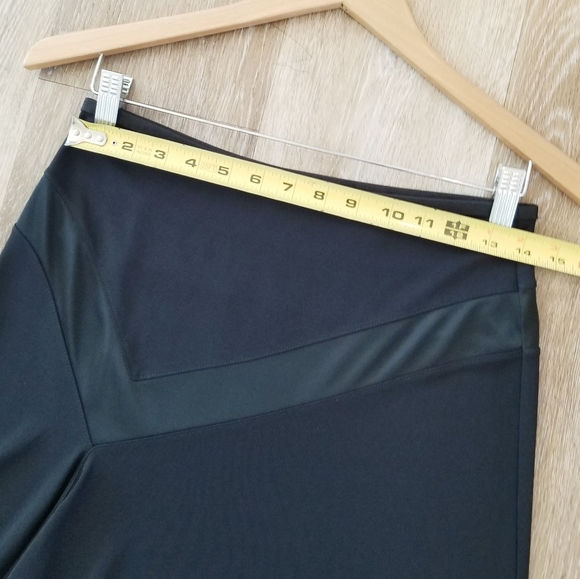 Express Vintage Asymmetrical Black Pull-on Midi Skirt EUC Fairy Whimsical Goth - Picture 6 of 10